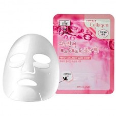 Тканевая маска для лица 3W CLINIC Fresh Collagen Mask Sheet с коллагеном, 23 мл