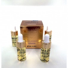 Сыворотка 3W CLINIC Collagen & Luxury Gold Anti Wrinkle Ampoule с золотом и коллагеном, 4*13 мл