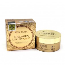 Гидрогелевые патчи 3W CLINIC Collagen Luxury Gold Hydrogel Eye & Spot Patch с коллагеном и коллоидным золотом, 60 шт.