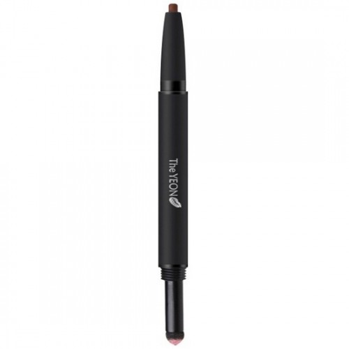 Тени-карандаш двойные The YEON Mix & Match Pencil And Powder Shadow 02 Brown liner & Peach Tip 0,5 гр./ 0,2 гр.