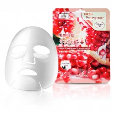 Тканевая маска для лица 3W CLINIC Fresh Pomegranate Mask Sheet с экстрактом граната, 23 мл