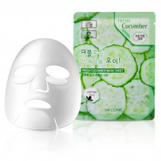 Тканевая маска для лица 3W CLINIC Fresh Cucumber Mask Sheet с экстрактом огурца, 23 мл