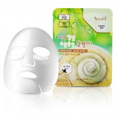 Тканевая маска для лица 3W CLINIC Fresh Snail Mask Sheet с муцином улитки, 23 мл
