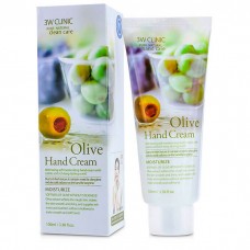 Увлажняющий крем для рук 3W CLINIC Moisturizing Olive Hand Cream с экстрактом оливы, 100 мл