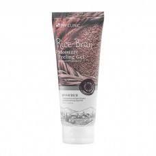 Увлажняющий гель 3W CLINIC Rice Bran Moisture Peeling Gel с экстрактом бурого риса, 180 мл