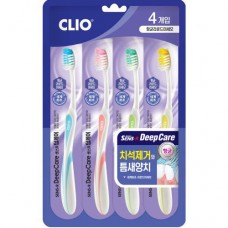 Набор зубных щеток Clio Sens-R Deep Care Set, 4 шт.