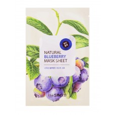 Маска для лица тканевая с экстрактом черники The Saem Natural Blueberry Mask Sheet,  21 гр.