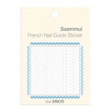 Наклейки для французского маникюра The Saem French Nail Guide Sticker 01. Zig Zag, 1 уп.
