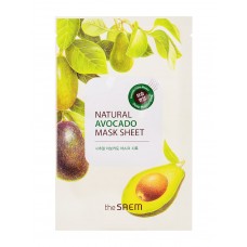 Маска для лица тканевая с экстрактом авокадо The Saem Natural Avocado Mask Sheet, 21 гр.