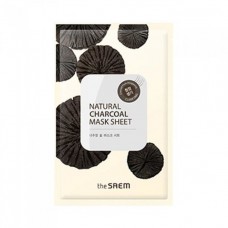 Маска для лица тканевая с древесным углем The Saem Natural Charcoal Mask Sheet, 21 гр.