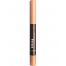 Тушь- карандаш для бровей The Saem Eco Soul Brow Pencil & Mascara 01 Light Brown 0,2 гр/2,5 мл.