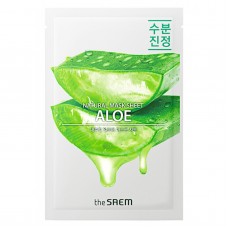 Маска для лица тканевая с экстрактом алоэ вера The Saem Natural Aloe Mask Sheet, 21 мл.