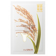 Маска для лица тканевая с экстрактом риса The Saem Natural Rice Mask Sheet, 21 мл.