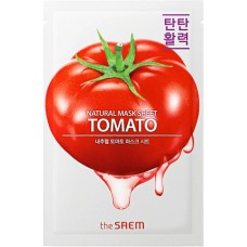 Маска для лица тканевая с экстрактом томата The Saem Natural Tomato Mask Sheet, 21 мл.