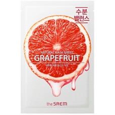 Маска для лица тканевая с экстрактом грейпфрута The Saem Natural Grapefruit Mask Sheet, 21 мл.