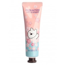 Крем для рук парфюмированный The Saem Over Action Little Rabbit Perfuemd Hand Velvet Cream When cherry blossoms are abloom, 30 мл.