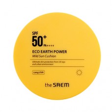 Кушон солнцезащитный The Saem Eco Earth Power Mild Sun Cushion, 12 гр.