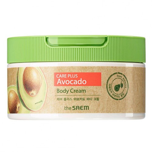 Крем для тела с экстрактом авокадо The Saem Care Plus Avocado Body Cream 300 мл.