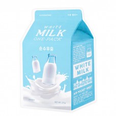 Тканевая увлажняющая маска A'Pieu Milk One-Pack с молочными протеинами, 21 мл