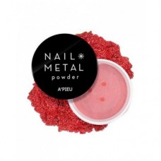 Пудра для ногтей A'Pieu Nail Metal Powder Red, 2 гр.