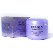 Питательный ночной крем с коллагеном JIGOTT Collagen Healing Cream, 100 мл