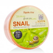 Увлажняющий успокаивающий гель c муцином улитки FarmStay Snail Moisture Soothing Gel, 300 мл
