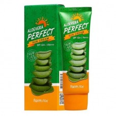 Солнцезащитный крем с экстрактом алоэ FarmStay Aloe Vera Perfect Sun Cream SPF50+PA+++, 70 мл