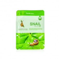 Тканевая маска для лица с муцином улитки FarmStay Visible Difference Mask Sheet Snail, 23 мл