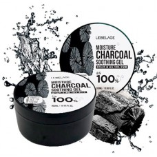 Увлажняющий гель с древесным углем LEBELAGE Moisture Charcoal Purity 100% Soothing Gel, 300 мл