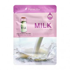Тканевая маска для лица с молочными протеинами FarmStay Visible Difference Milk Mask Sheet, 23 мл