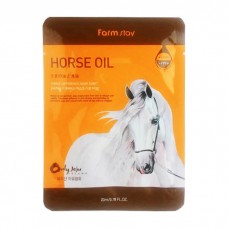 Питательная тканевая маска для лица с лошадиным жиром FarmStay Visible Difference Horse Oil Mask Sheet, 23 мл