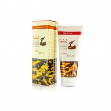 Омолаживающая пенка для умывания с экстрактом женьшеня FarmStay Red Ginseng Pure Cleansing Foam,180 мл 