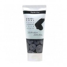 Пенка для умывания и глубокой очистки пор с углем FarmStay Charcoal Pure Cleansing Foam, 180 мл 