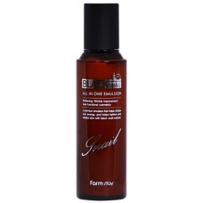 Увлажняющая эмульсия с муцином черной улитки FarmStay Black Snail All In One Emulsion, 150 мл