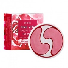 Тканевые патчи для кожи вокруг глаз Petitfee Pink Vita Brightening Eye Mask, 60 шт