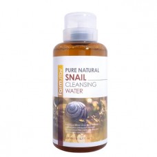 Очищающая вода с муцином улитки FarmStay Pure Natural Snail Cleansing Water, 500мл