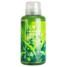 Очищающая вода с экстрактом зеленого чая FarmStay 76 Pure Natural Green Tea Cleansing Water, 500 мл