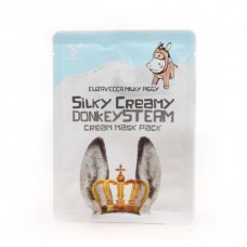 Тканевая маска с паровым кремом из молока ослиц Elizavecca Silky Creamy Donkey Steam Cream Mask Pack, 25 г