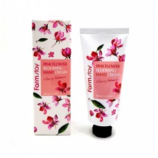 Крем для рук с экстрактом цветов вишни Farmstay Pink Flower Blooming Hand Cream Cherry Blossom, 100 мл.