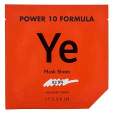 Восстанавливающая маска с экстрактом дрожжей IT'S SKIN Power 10 Formula YE Mask Sheet, 25 мл
