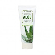 Маска-плёнка для лица на основе экстракта алоэ JIGOTT Aloe Pure Clean Peel Off Pack, 180 мл