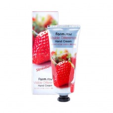 Увлажняющий крем для рук с экстрактом клубники FarmStay Visible Difference Hand Cream Strawberry, 100 г