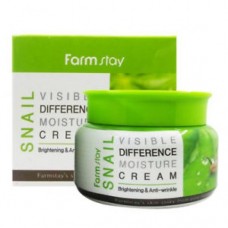 Увлажняющий крем с улиточным муцином FarmStay Snail Visible Difference Moisture Cream, 100 г 