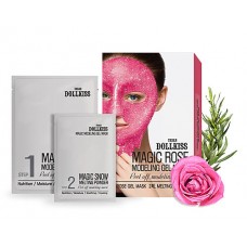 Маска для лица гелевая Urban Dollkiss Magic Rose Modeling Gel Mask с розой, 50 гр.