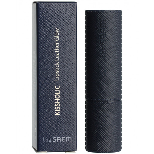 Помада для губ The Saem Kissholic Lipstick Leather Glow RD01 Tomato Red, 3,7 гр.