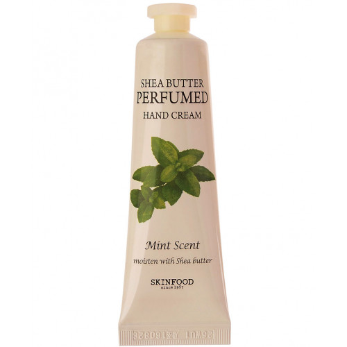Крем для рук парфюмированый Skinfood Shea Butter Perfumed Hand Cream Mint Scent, 30 мл.
