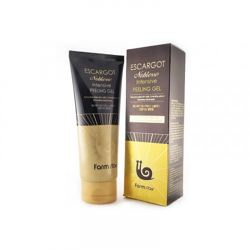 Гель с муцином королевской улитки FarmStay Escargot Noblesse Intensive Peeling Gel, 180 мл