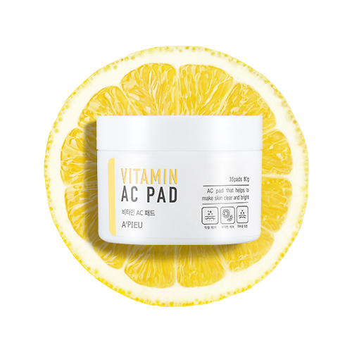 Пады для лица отшелушивающие A'pieu Vitamin AC Pad, 80 гр.