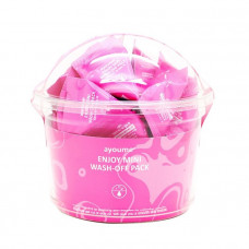 Маска для лица с каламиновой пудрой Ayoume Enjoy Mini Wash-Off Pack, 30*3 гр.