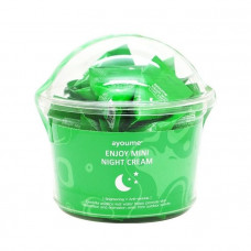 Ночной крем с центеллой азиатской Ayoume Enjoy Mini Night Cream, 30*3 гр.